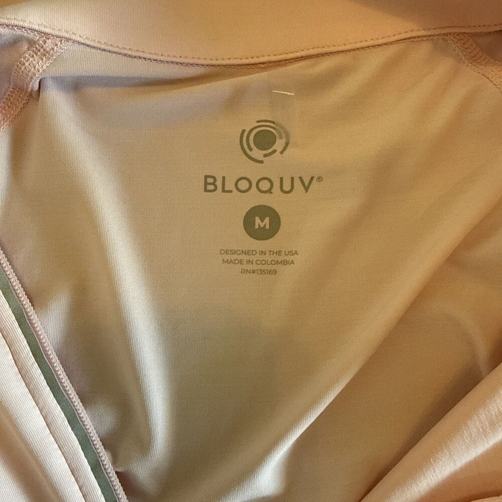 Bloquv Long Sleeve Mockneck Light Pink Shirt Size large - Picture 13 of 15